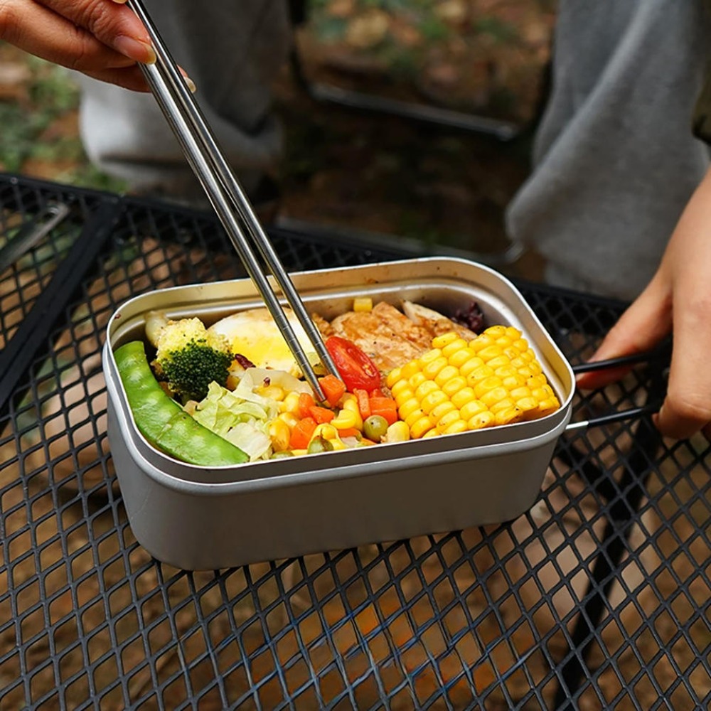 Camping Cooking Set - Ultralight Tableware Camping Cookware Lunch Box