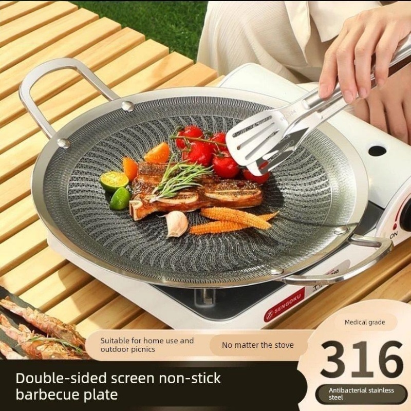 Camping Cooking Set Stainless Steel - 316 Stainless Steel Multifunctional Cooking BBQ