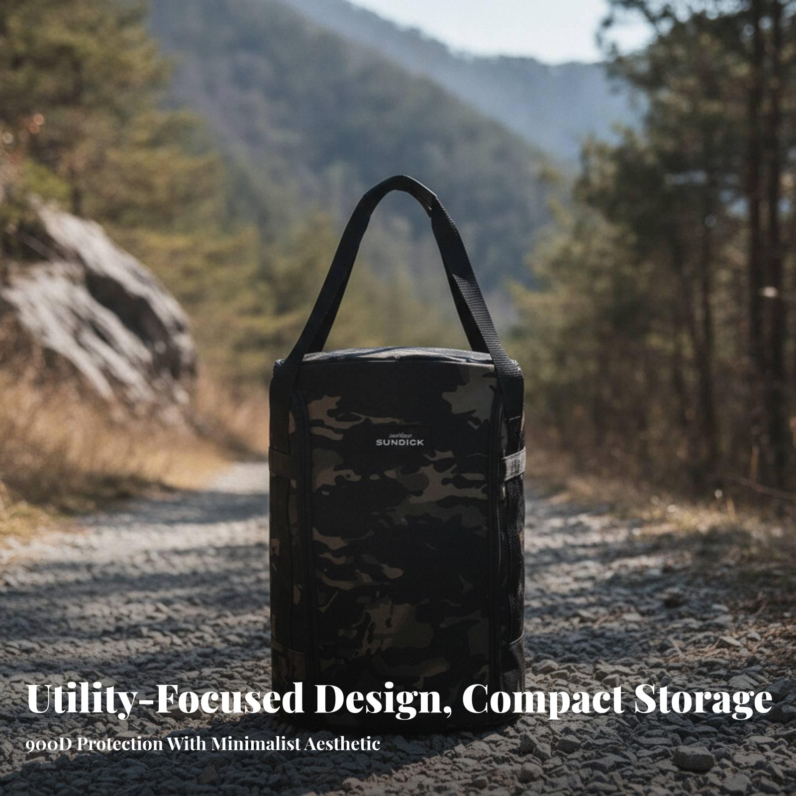 Camping Cooking Bag - Camp Cooker Carry Bag with Handles