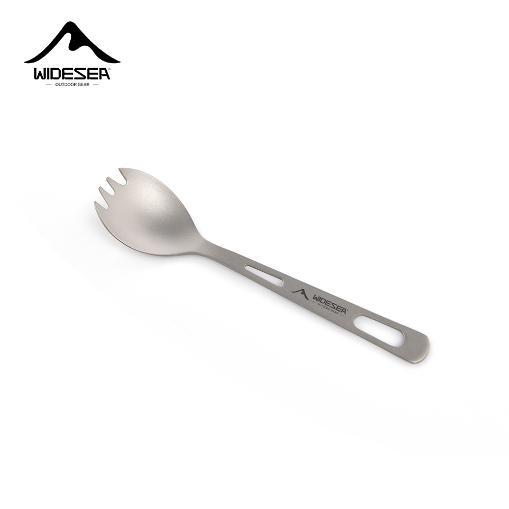Camping Cooking Bundle - Widesea Camping Cooking Set Spork Titanium