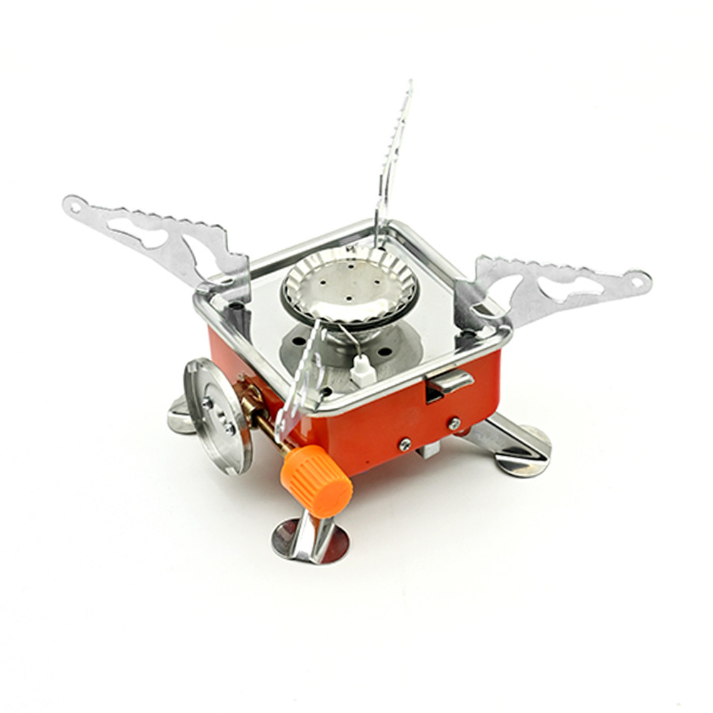 Camping Cooking Heater - Portable Burner Camping Foldable Windproof Outdoor