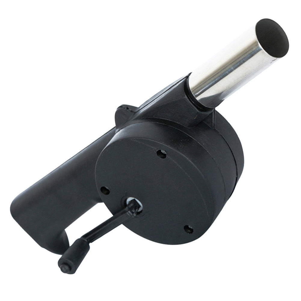 Camping Cooking Equipment - Black Hand Crank Manual Blower Bbq