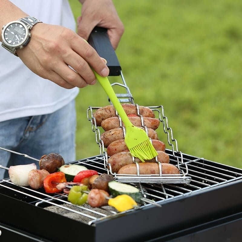 Camping Cooking Equipment - Portable Camping BBQ Grill Compact Lightweight