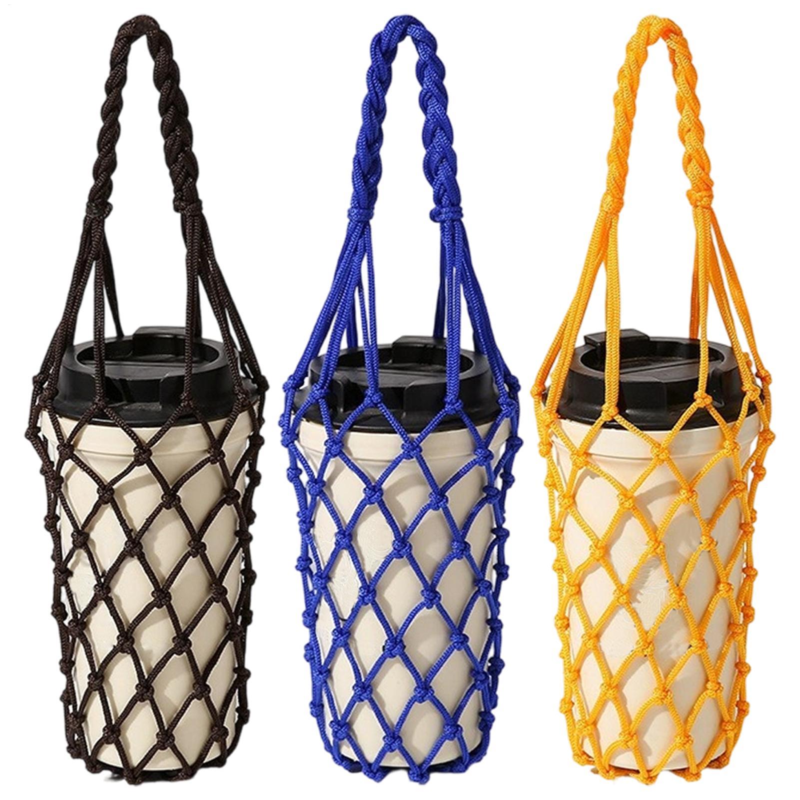 Camping Cooking Bag - 1pcs Water Bottle Bag Crochet Mesh