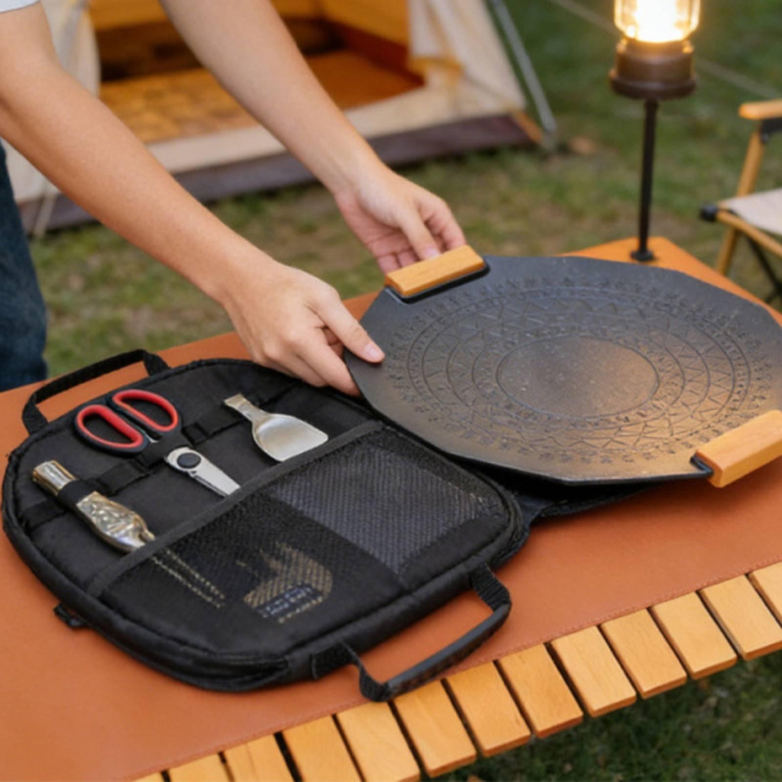 Camping Cooking Bag - Frying Pan Storage Bag Portable Skillet