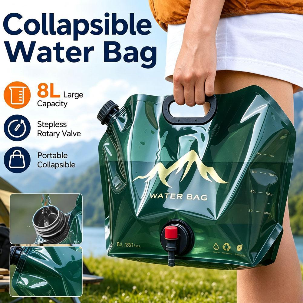 Camping Cooking Bag - Outdoor Large Capacity Water Bag 8L