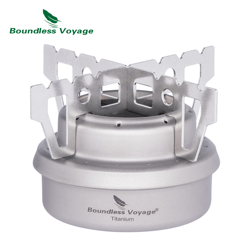 Camping Cooking Fuel - Boundless Voyage Titanium Spirit Burner Mini