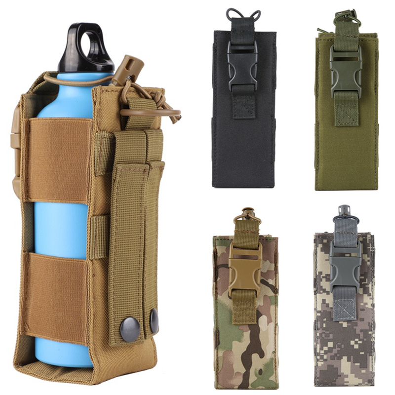 Camping Cooking Bag - Molle Water Bottle Holster Pouch Outdoor