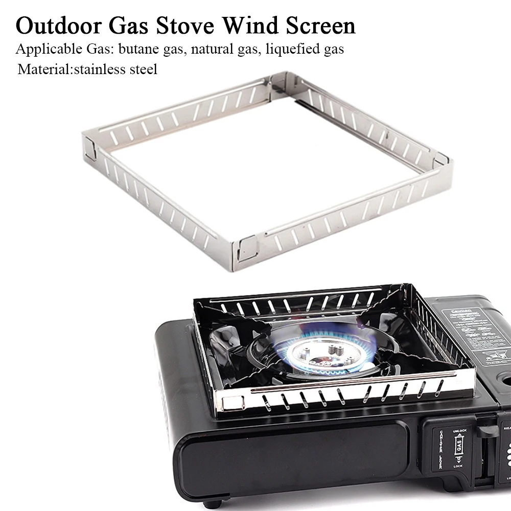 Outdoor Gas Stove Wind Screen  - Camping Cooking Heater review and price