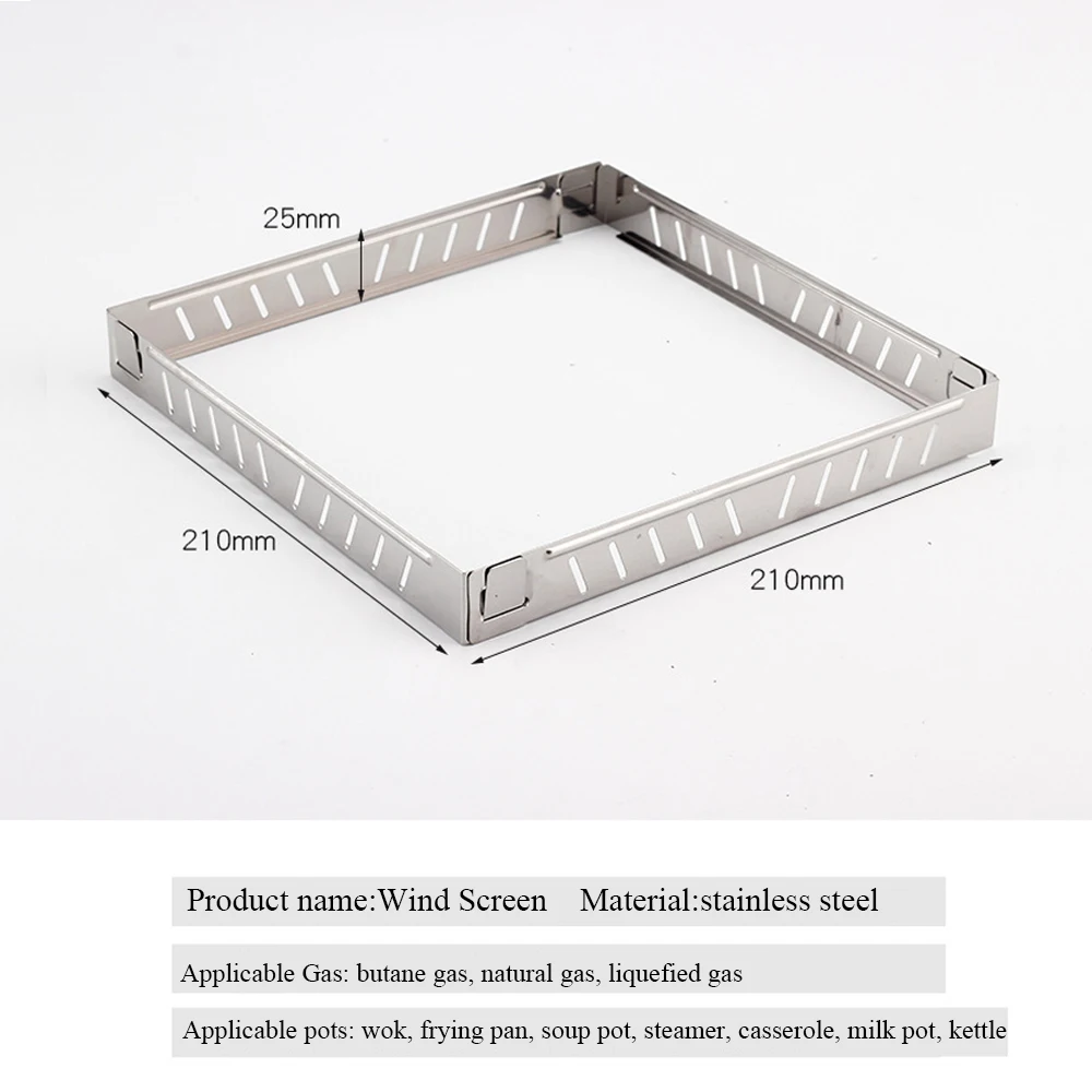Outdoor Gas Stove Wind Screen  - Camping Cooking Heater review and price