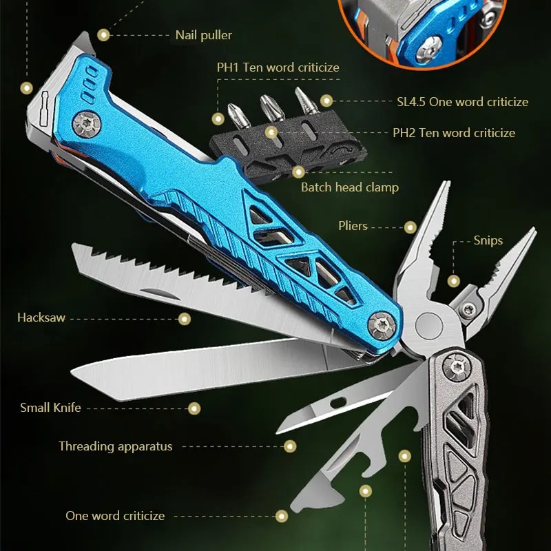 Outdoor Portable Folding Plier - Camping Cooking Knives review and price