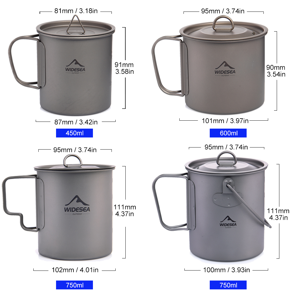 Widesea Camping Mug Titanium C - Camping Cooking Bundle review and price