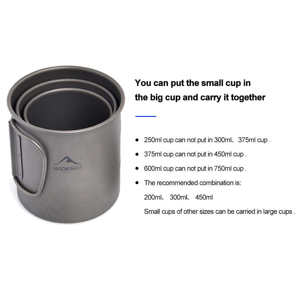 Widesea Camping Mug Titanium C - Camping Cooking Bundle review and price