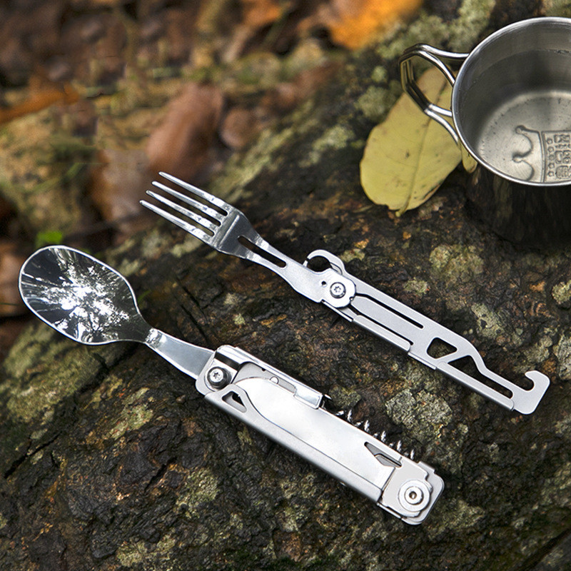 Multi-function Camping Fork Sp - Camping Cooking Bundle review and price