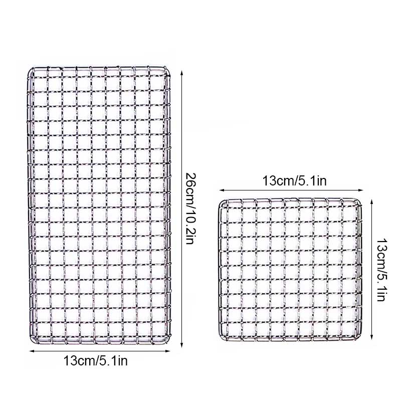 YOMEEI 2Pcs Stainless Steel BB - Camping Cooking Mesh review and price