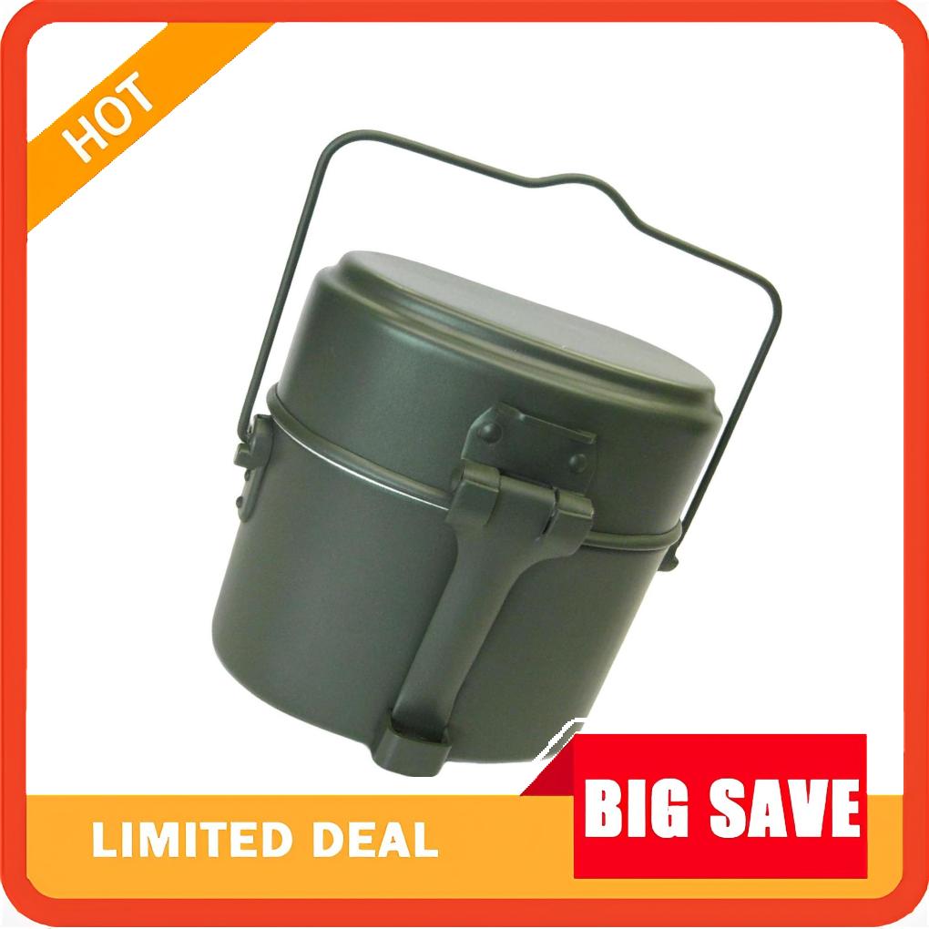 3Pcs/Set Lunch Box Aluminum Po - Camping Cooking Kit Box review and price