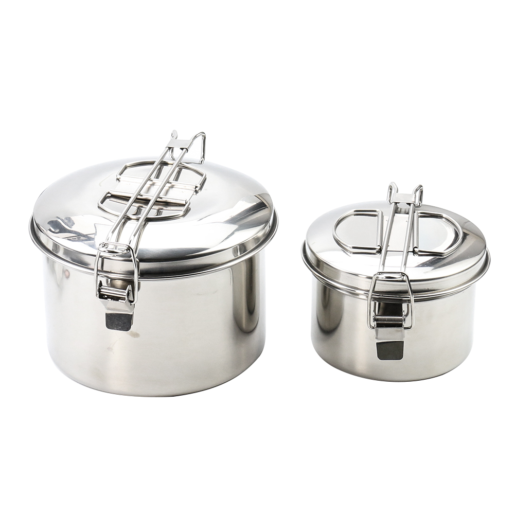 Stainless Steel Camping Hangin - Camping Cooking Pot With Lid review and price