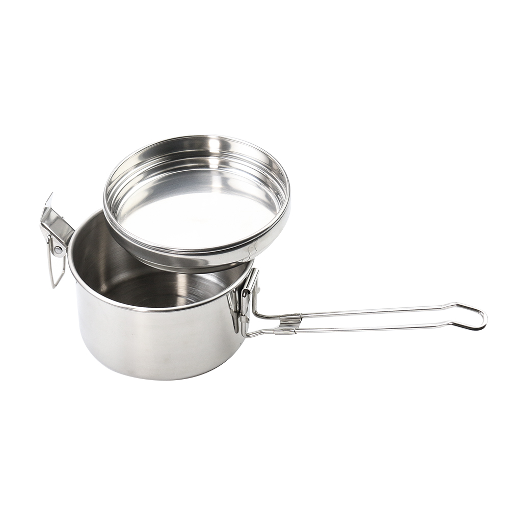 Stainless Steel Camping Hangin - Camping Cooking Pot With Lid review and price