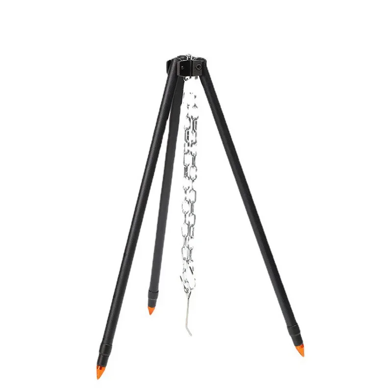 1Pc Outdoor Bonfire Tripod Cam - Camping Cooking Pot Tripod review and price