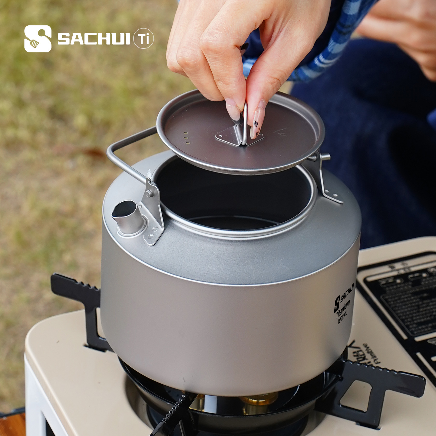 1000ML Pure Titanium Kettle Ou - Camping Cooking Equipment review and price