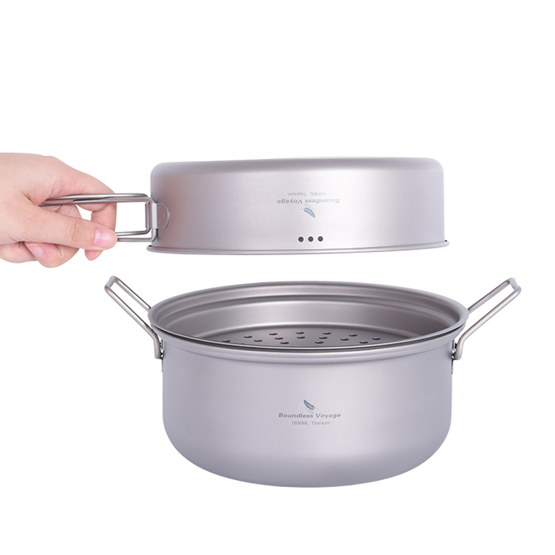 Boundless Voyage Titanium Stea - Camping Cooking Set review and price