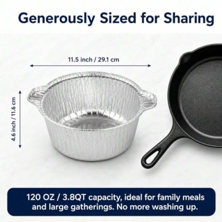 12 Pack Disposable Pot With Li - Camping Cooking Pot With Lid review and price