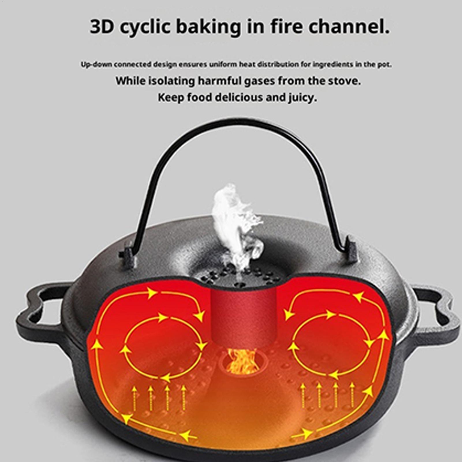 Cauldron Pot for Cooking Non-S - Camping Cooking Pot With Lid review and price