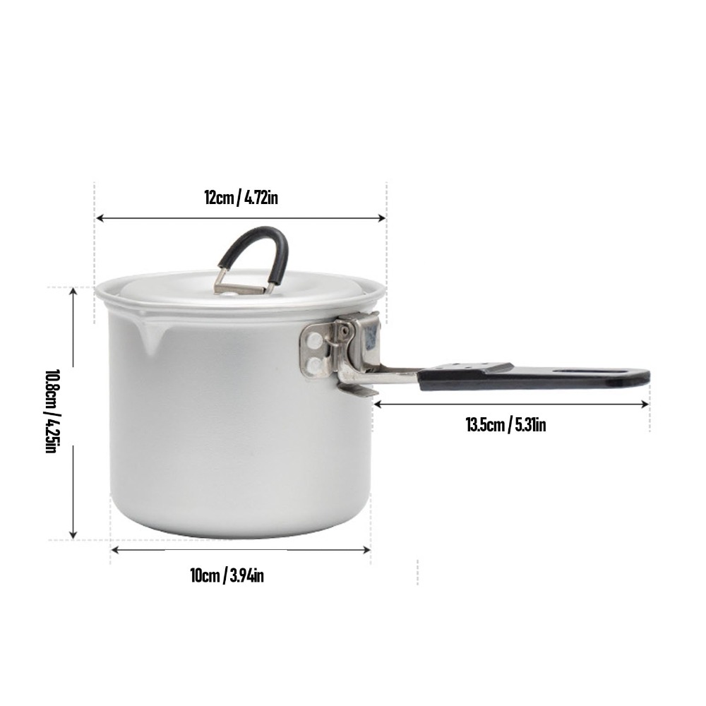 Camping Cooking Pot, 770ml Por - Camping Cooking Pot With Lid review and price