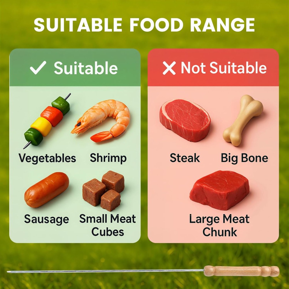 Reusable BBQ Skewers for Grill - Camping Cooking Essentials review and price