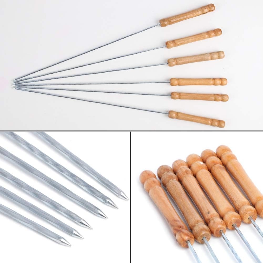 Reusable BBQ Skewers for Grill - Camping Cooking Essentials review and price