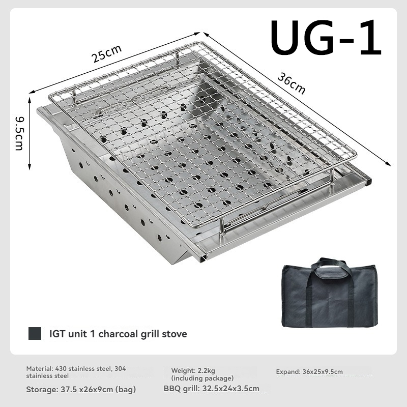 CAMPINGMOON UG-1 IGT Carbon Gr - Camping Cooking Table With Windshield review and price