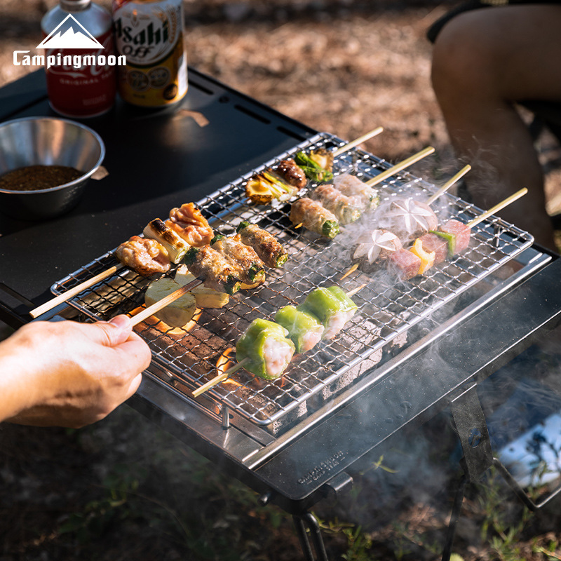CAMPINGMOON UG-1 IGT Carbon Gr - Camping Cooking Table With Windshield review and price