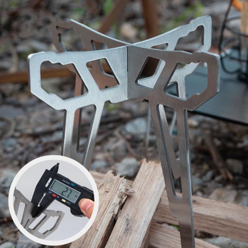 55KD Foldable Camp Stove Base  - Camping Cooking Pot Tripod review and price