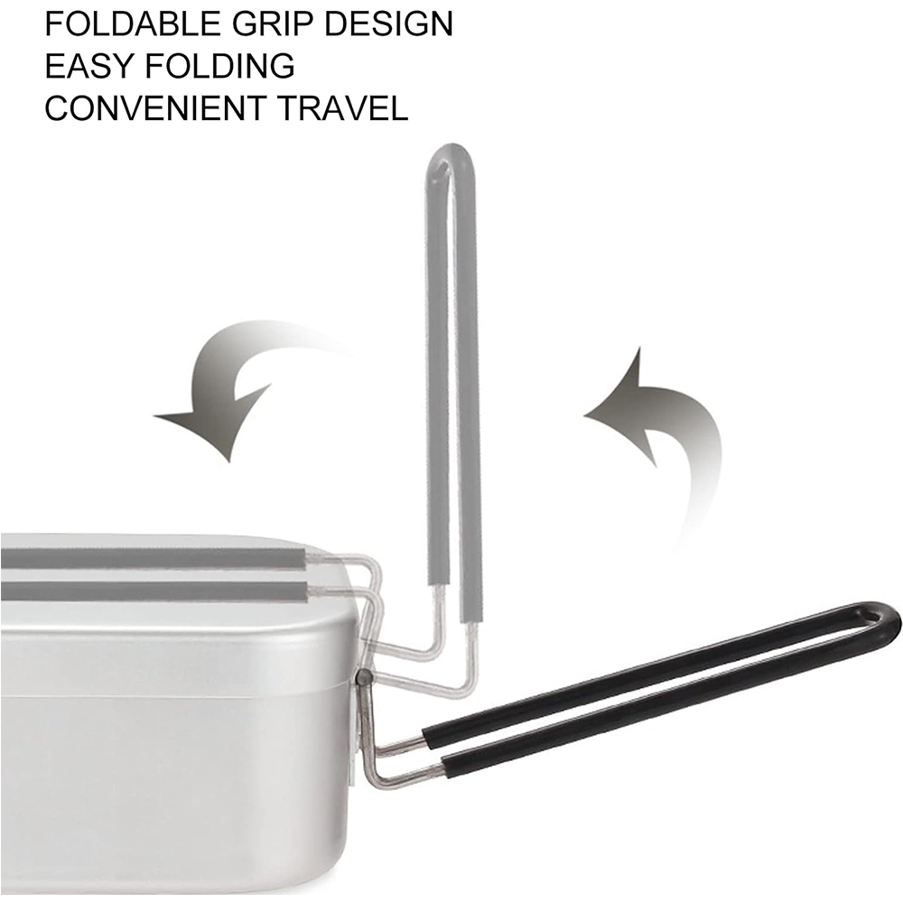 800ML Aluminum Lunch Boxes Out - Camping Cooking Hardware review and price