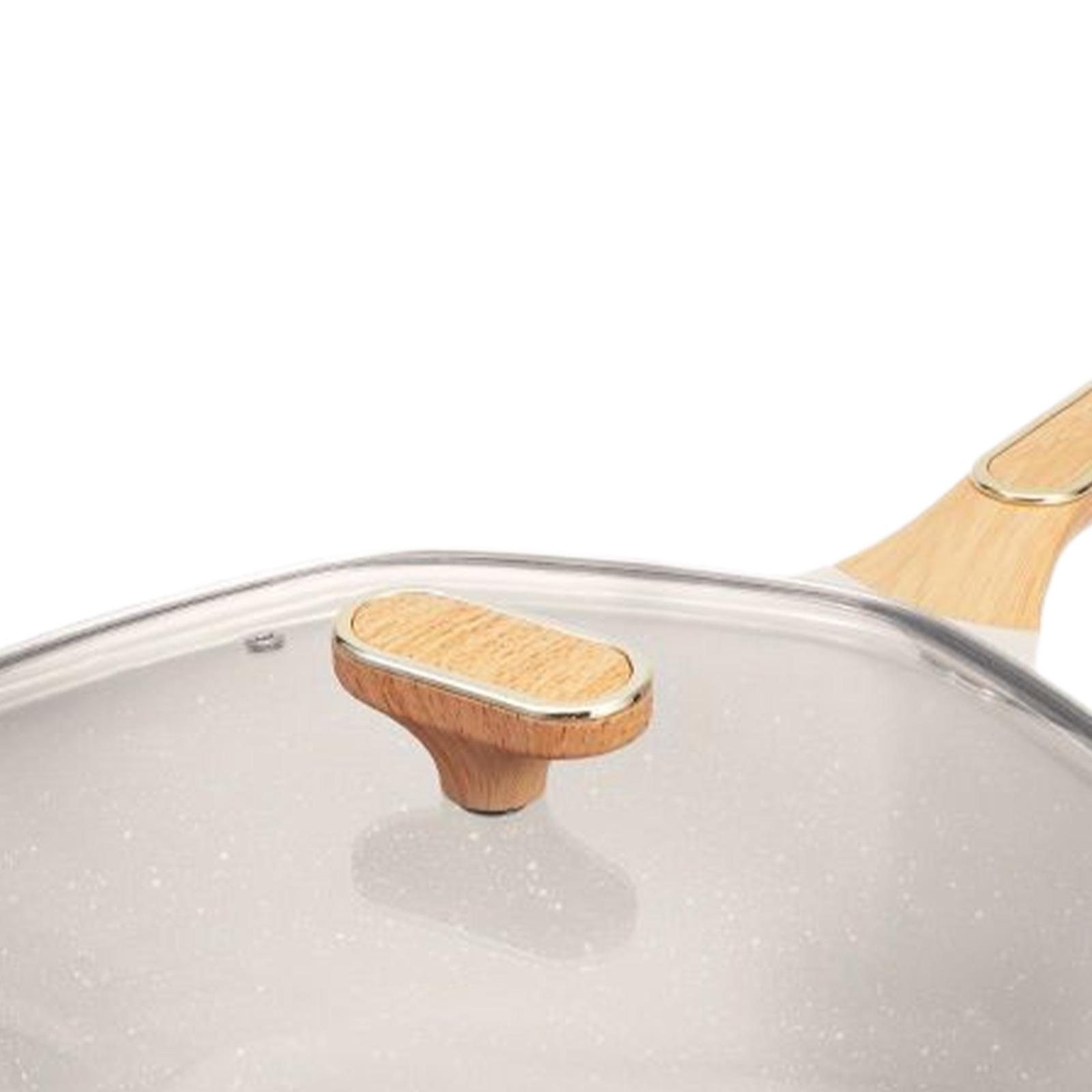 Octagonal Frying Pan with Lid  - Camping Cooking Pot With Lid review and price