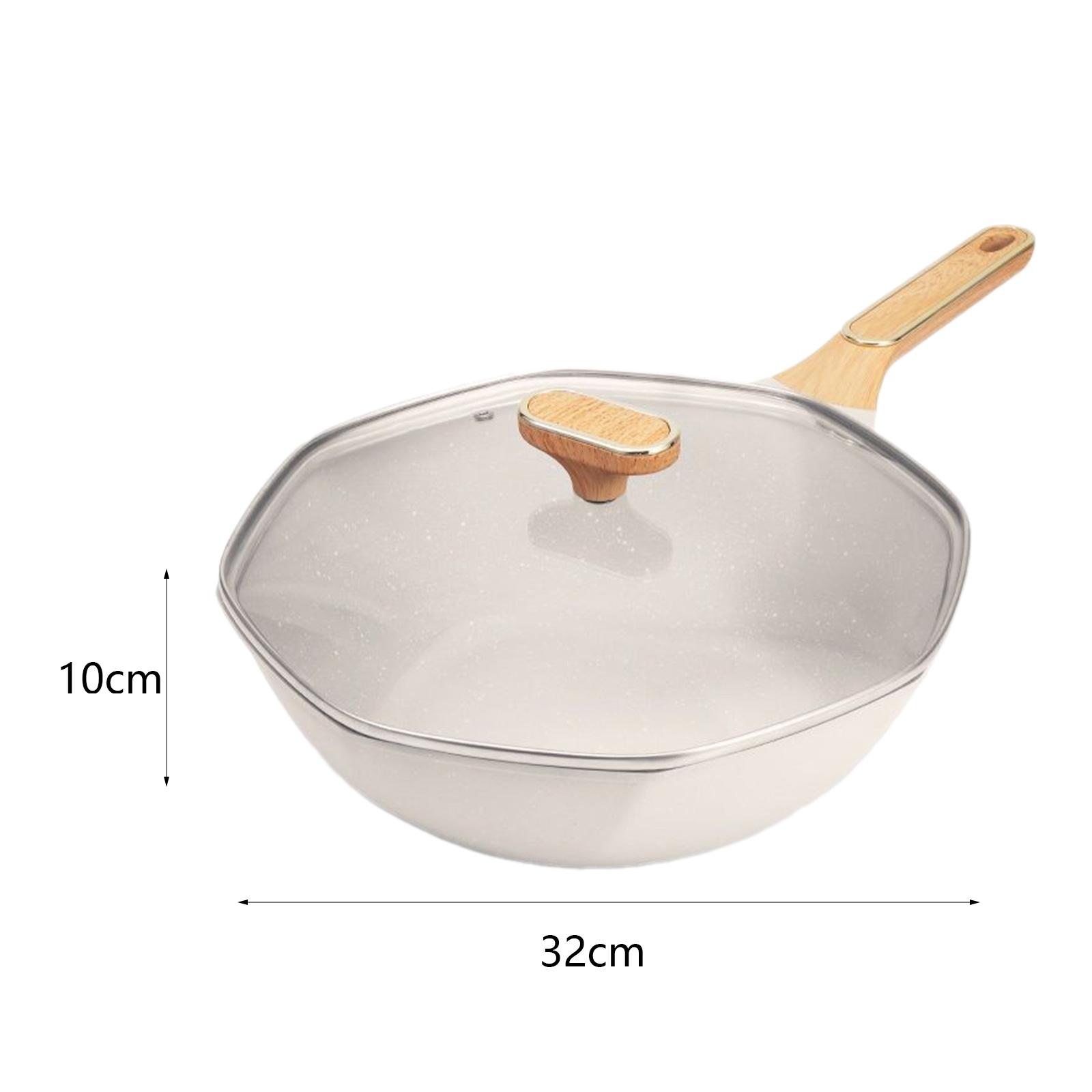 Octagonal Frying Pan with Lid  - Camping Cooking Pot With Lid review and price