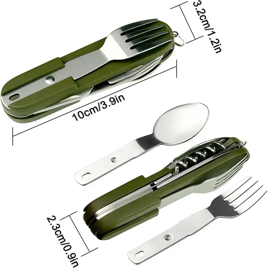 Camping Gear 5-in-1 Stainless  - Camping Cooking Set Stainless Steel review and price