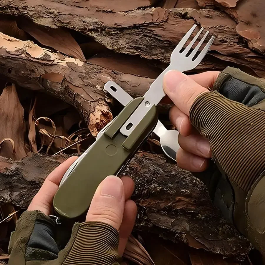 Camping Gear 5-in-1 Stainless  - Camping Cooking Set Stainless Steel review and price