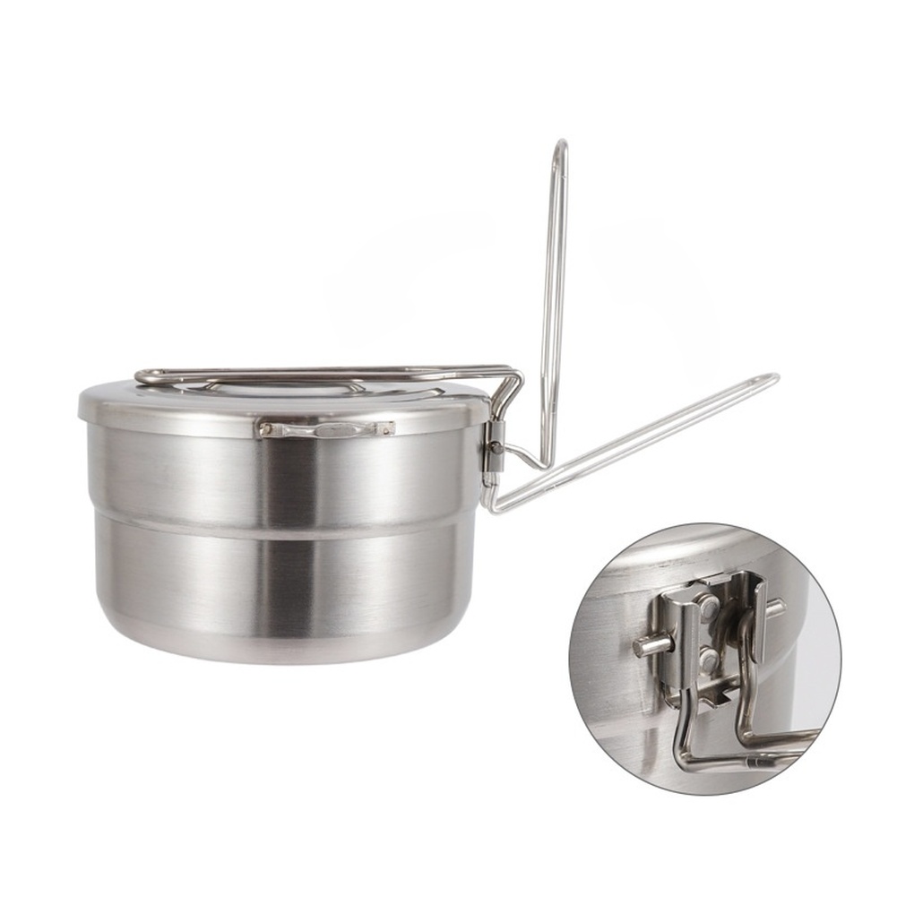 1.5L 304 Stainless Steel Campi - Camping Cooking Kit Box review and price