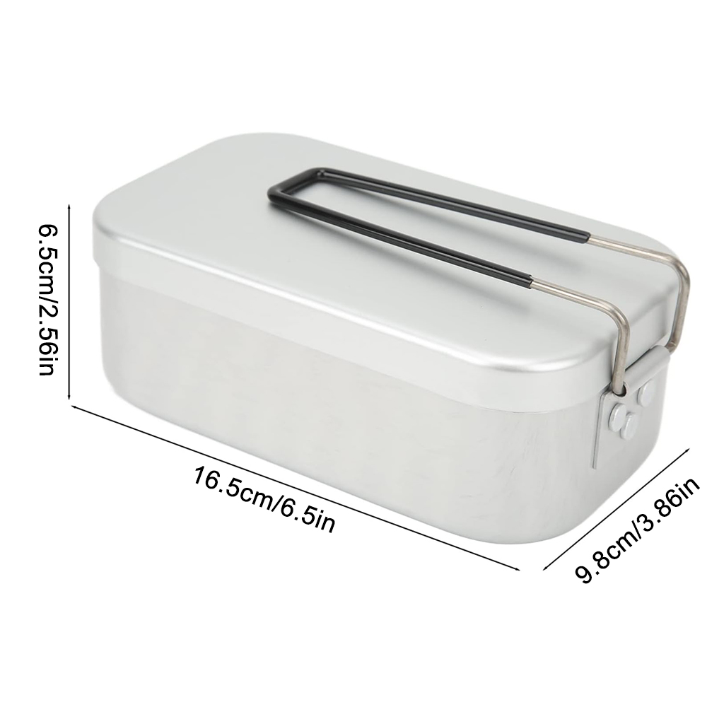800ML Aluminum Lunch Boxes Out - Camping Cooking Kit Box review and price