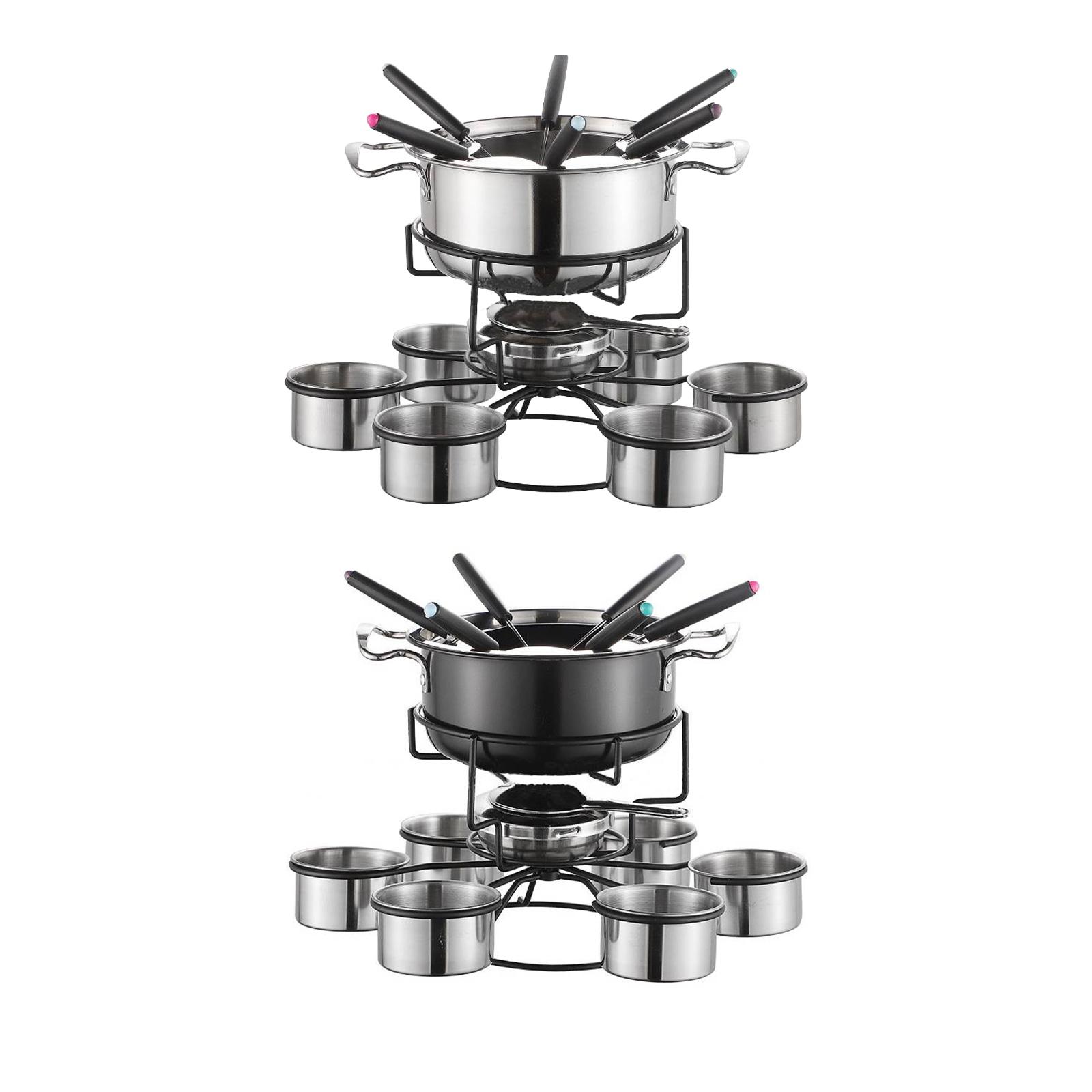 Fondue Pot Set Cooking Stove T - Camping Cooking Set Stainless Steel review and price