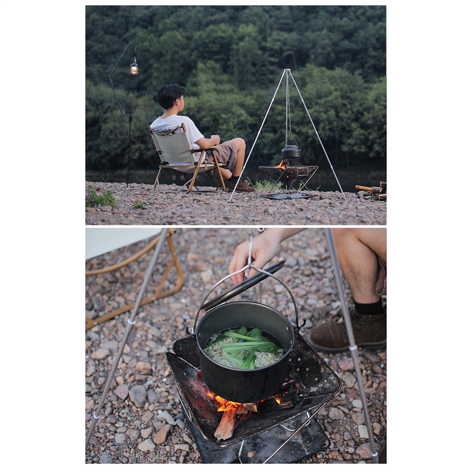 Outdoor Large Bonfire Tripod P - Camping Cooking Pot Tripod review and price