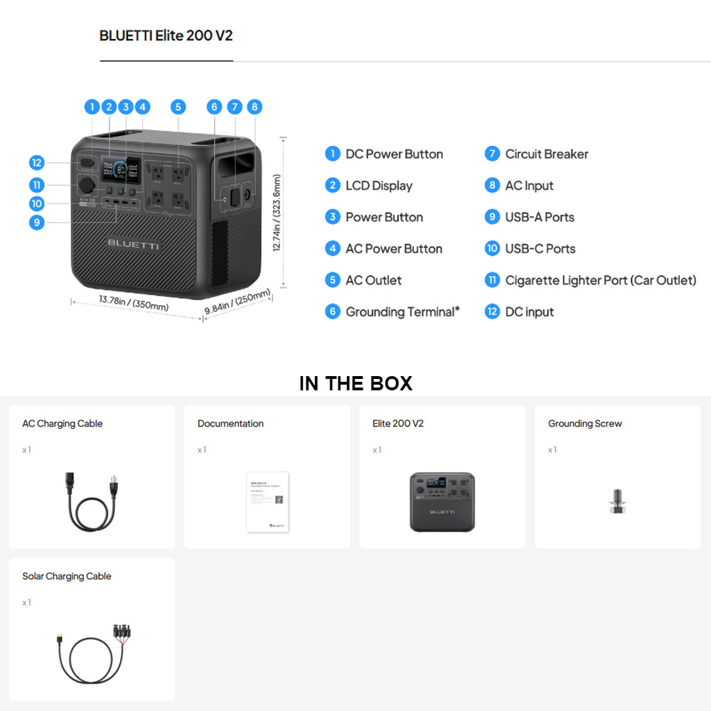 【Renew】BLUETTI Elite 200 V2 Po - Camping Cooking Heater review and price