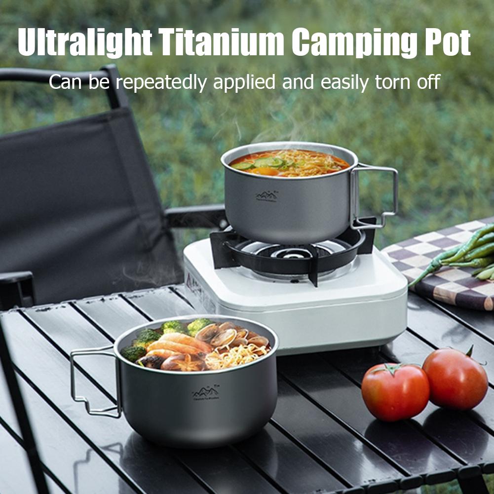 Ultralight Titanium Backpackin - Camping Cooking Set Stainless Steel review and price