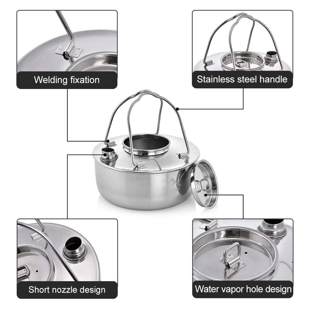 Widesea Camping Outdoor 1.7L S - Camping Cooking Essentials review and price