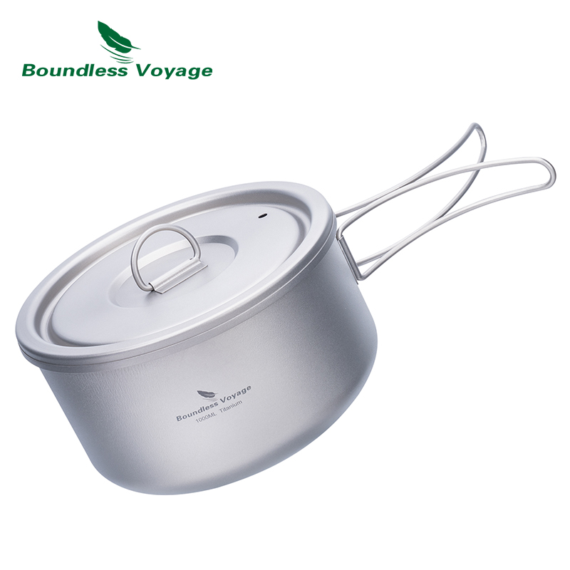Boundless Voyage Titanium Camp - Camping Cooking Pot With Lid review and price
