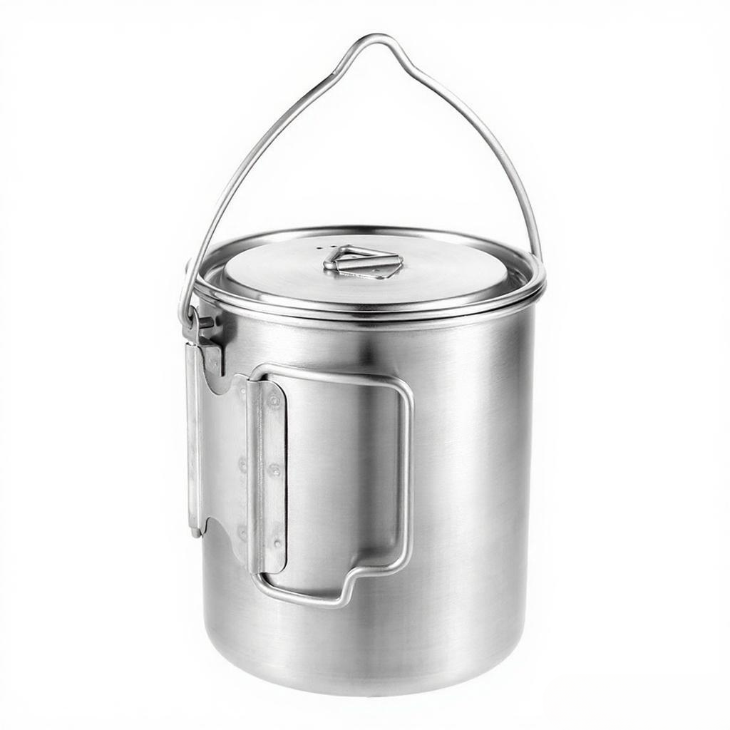 750ml Stainless Steel Pot Port - Camping Cooking Pot With Lid review and price