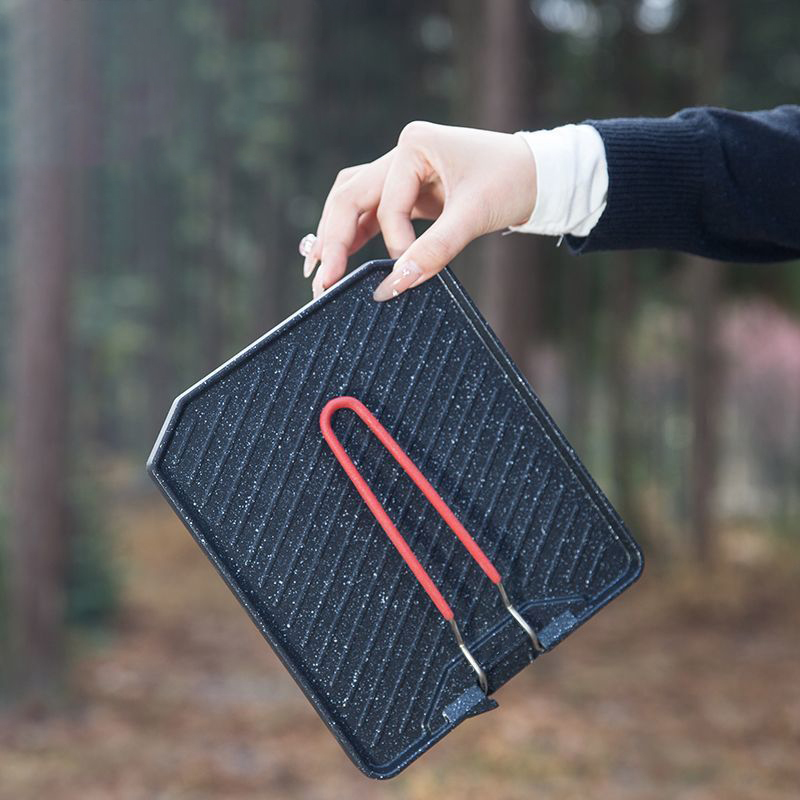 Outdoor camping barbecue pan H - Camping Cooking Heater review and price