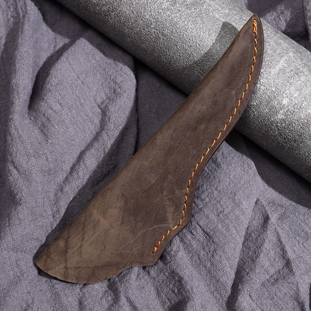 Brown Leather Sheath Holder Po - Camping Cooking Knives review and price