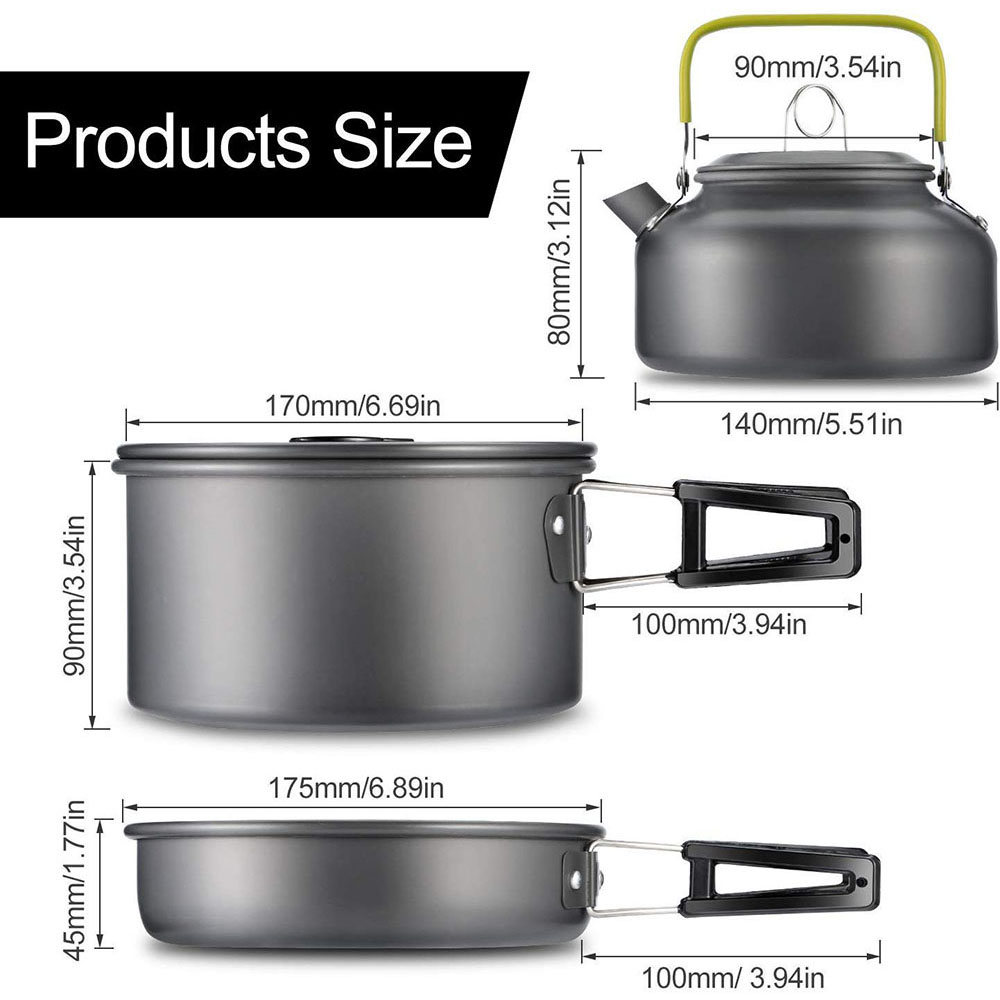 Outdoor Camping Cookware Set M - Camping Cooking Set review and price